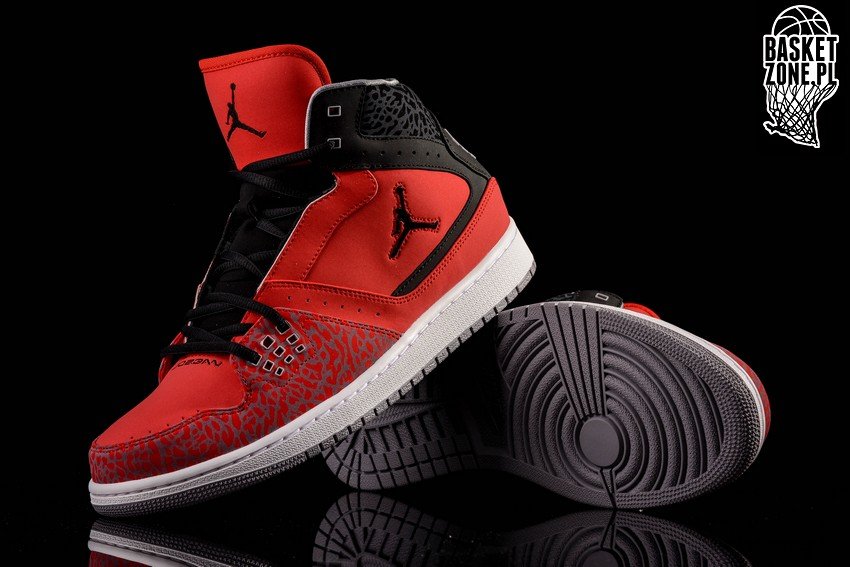 jordan flight bianche e rosse