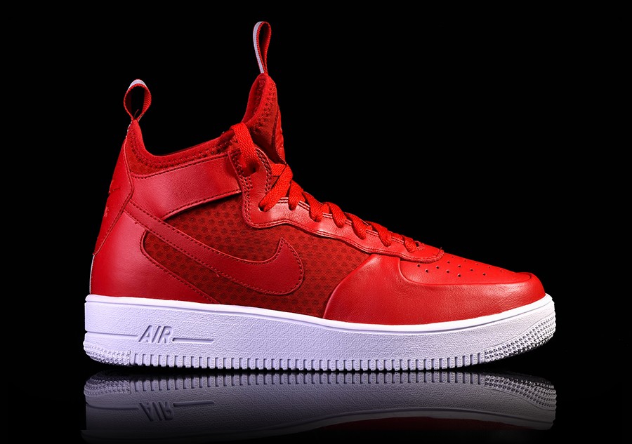 NIKE AIR FORCE 1 ULTRAFORCE MID GYM RED price €102.50 | Basketzone.net