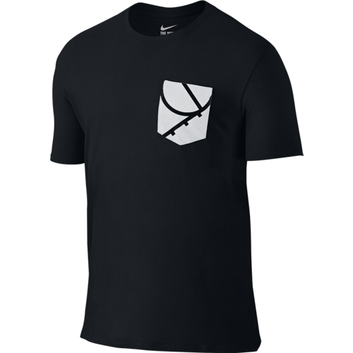 NIKE AIR BRAND TEE BLACK WHITE