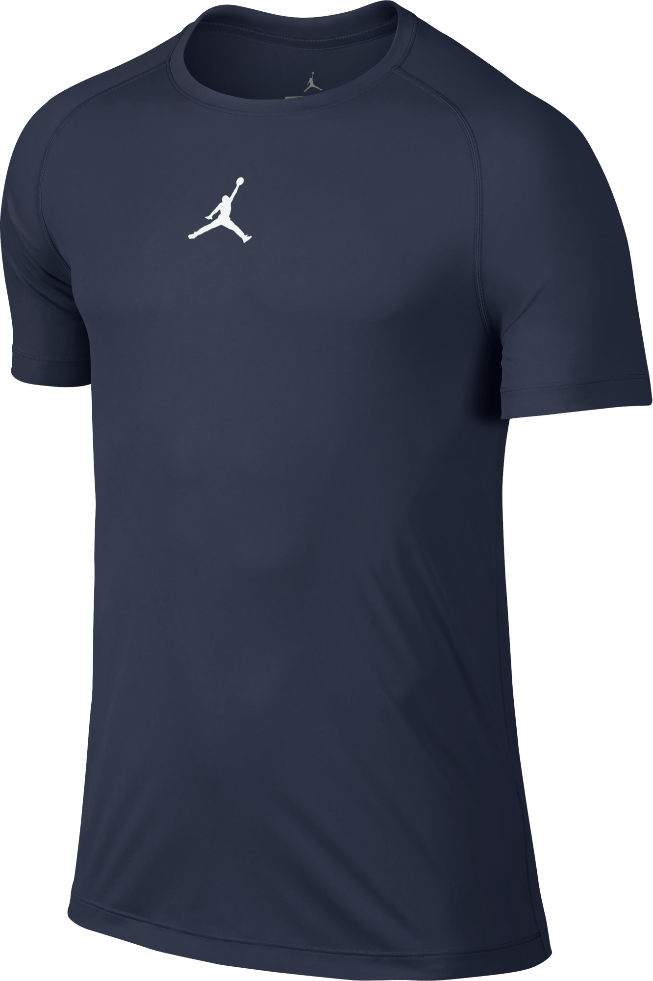 NIKE AIR JORDAN SEASON FITTED SS TOP MIDNIGHT NAVY/WHITE