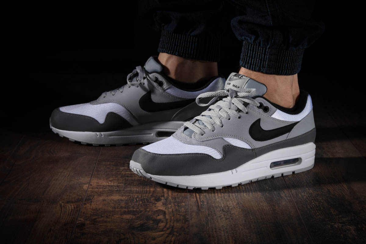 NIKE AIR MAX 1 WHITE WOLF GREY