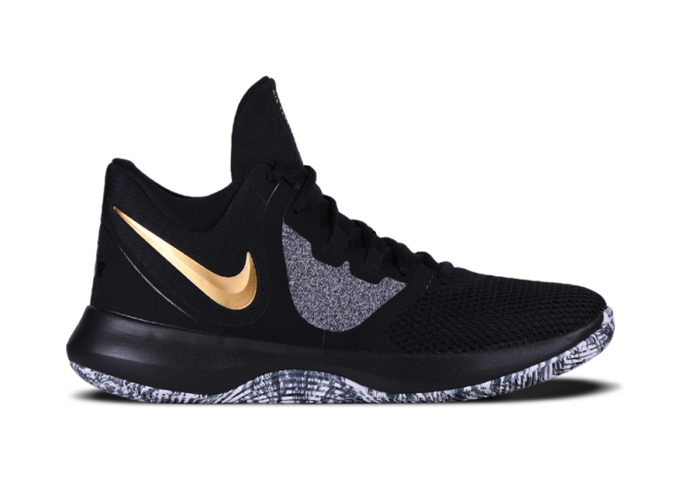 NIKE AIR PRECISION II BLACK GOLD