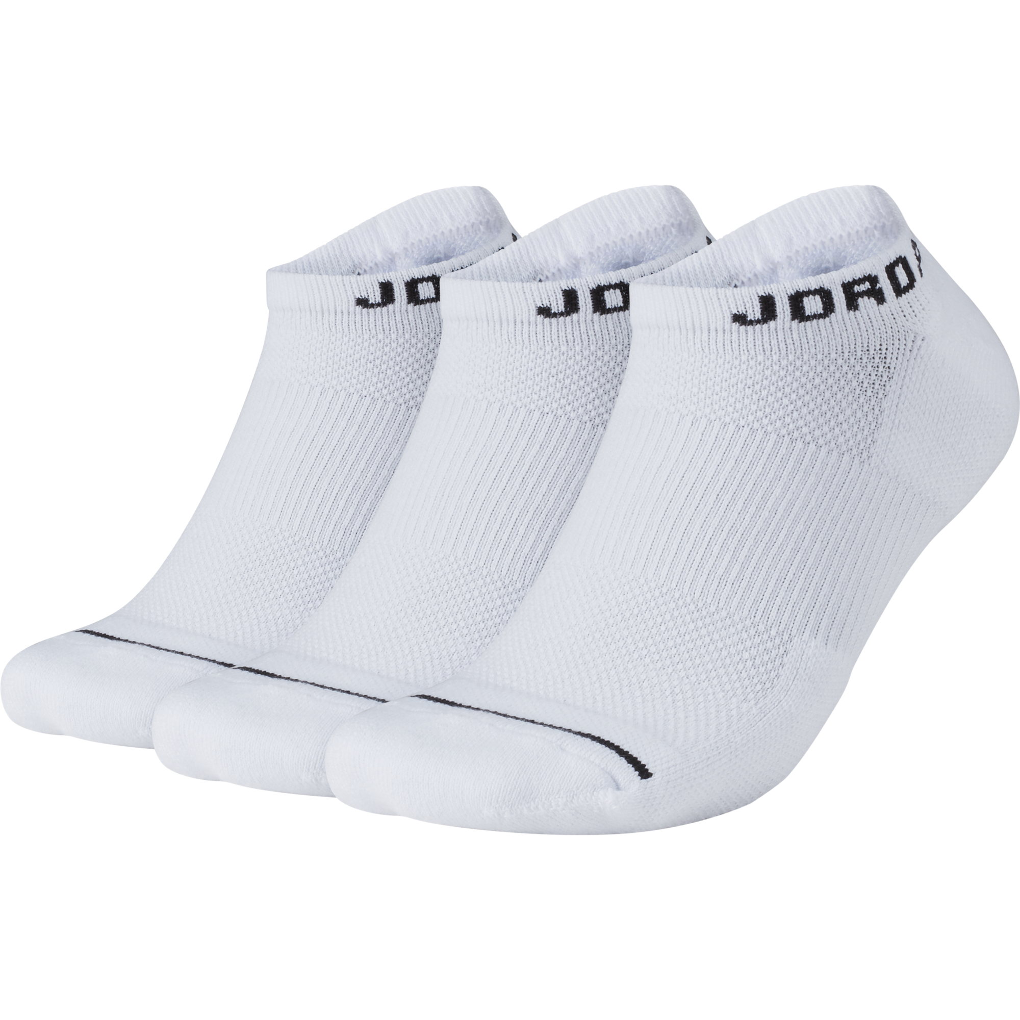 NIKE AIR JORDAN JUMPMAN NO-SHOW SOCKS WHITE