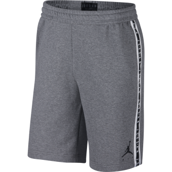 Nike Mens Jumpman Air Fleece Sweat Shorts Carbon Heather/Black