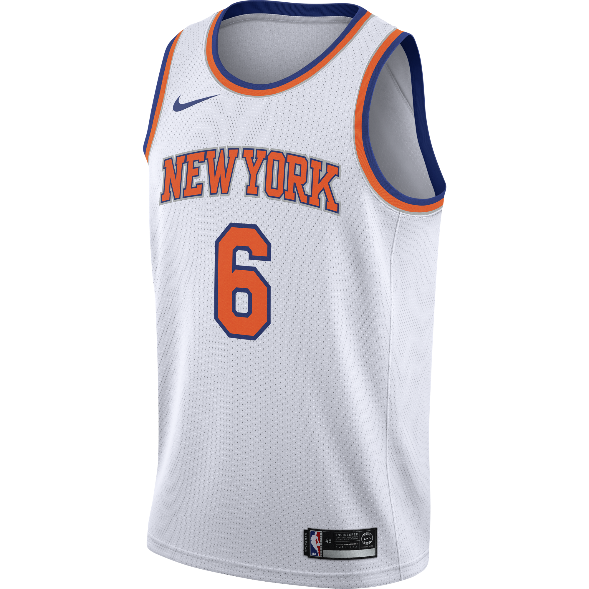 Nike 2017 NBA New York Knicks Kristaps Porzingis #6 Swingman City