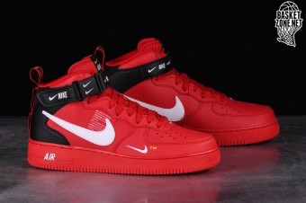 NIKE AIR FORCE 1 MID '07 LV8 UTILITY RED price $137.50