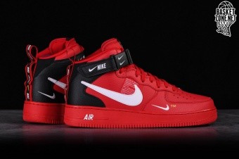 air force 1 high 07 lv8 red