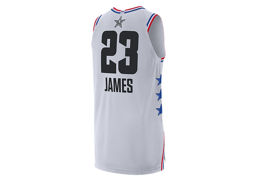 NIKE AIR JORDAN NBA STAR WEEKEND 2019 LEBRON JAMES AUTHENTIC JERSEY WHITE por €172,50 | Basketzone.net