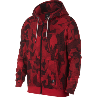 NIKE KYRIE FULL ZIP HOODIE UNIVERSITY RED for 75.00 kicksmaniac