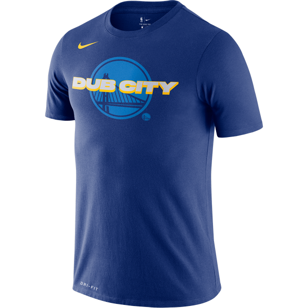 NIKE NBA GOLDEN STATE WARRIORS MANTRA DRY TEE RUSH BLUE