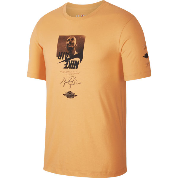 NIKE AIR JORDAN THE MAN CREW TEE ORANGE TRANCE