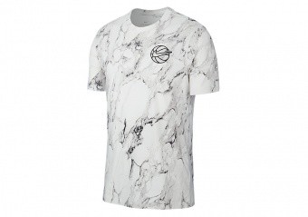 NIKE HBR MARBLE TEE WHITE