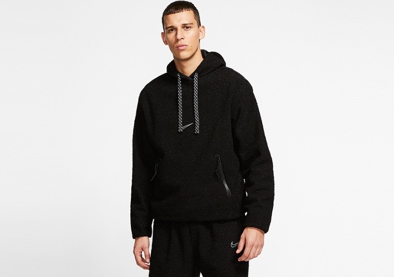 NIKE COZY HOODIE BLACK