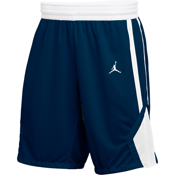 NIKE AIR JORDAN STOCK BASKETBALL SHORTS TEAM NAVY