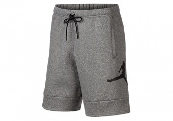 NIKE AIR JORDAN JUMPMAN AIR FLEECE SHORTS CARBON HEATHER