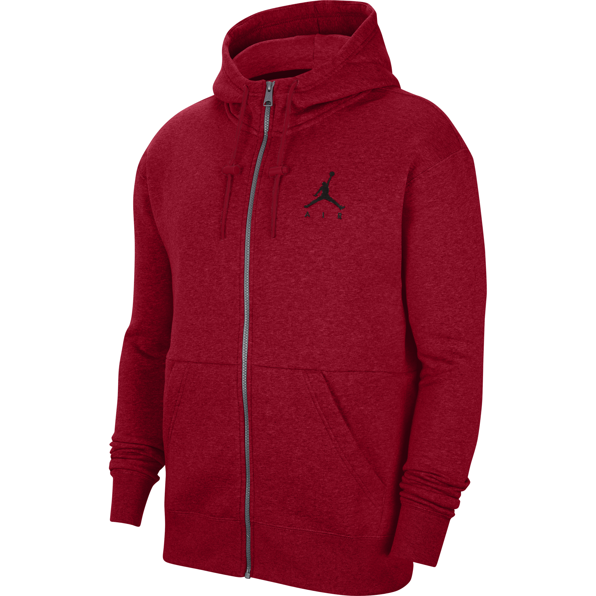 NIKE AIR JORDAN JUMPMAN AIR FLEECE HOODIE GYM RED