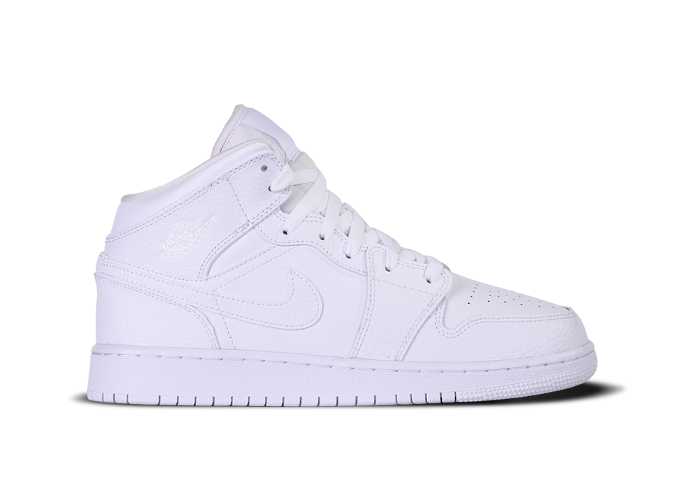 Air Jordan 1 Retro Mid GS 'White