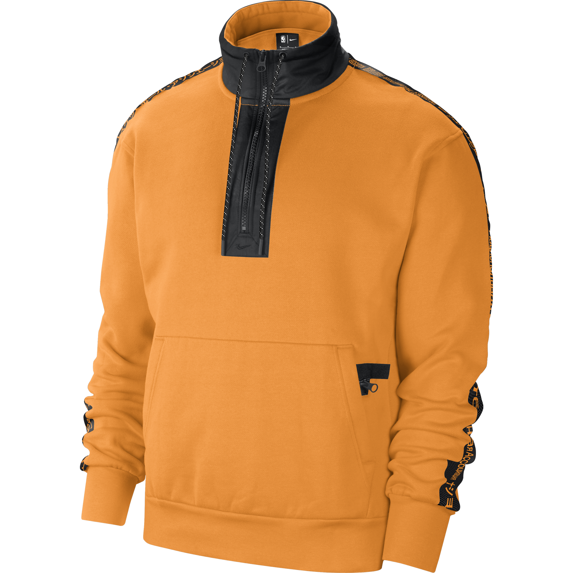 NIKE NBA TEAM 31 COURTSIDE FLEECE HOODIE KUMQUAT