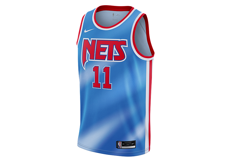 Nike Brooklyn Nets Showtime Mixtape Edition NBA Hooded Jacket Blue