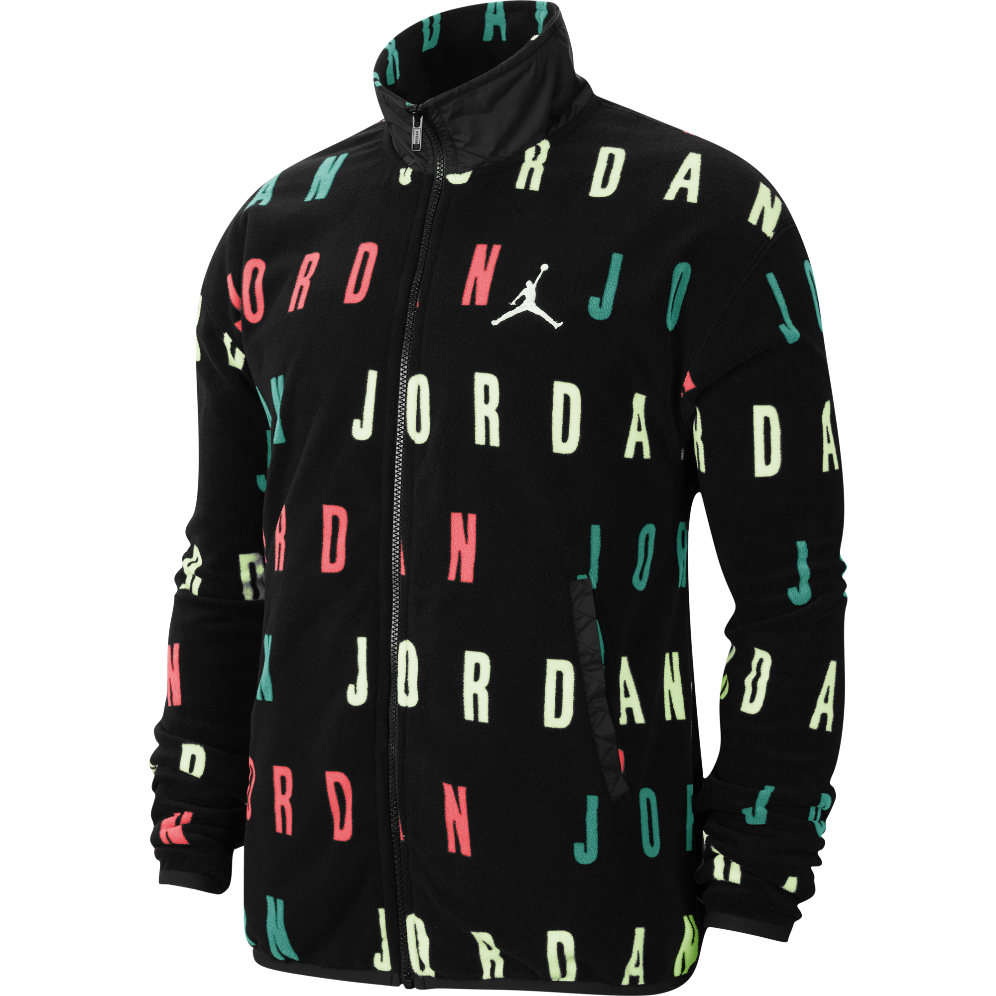 NIKE AIR JORDAN SPORT DNA HBR FLEECE JACKET BLACK