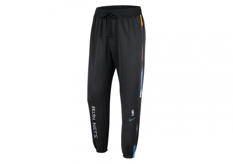 NIKE NBA BROOKLYN NETS SHOWTIME CITY EDITION THERMA FLEX PANTS BLACK price 92.50 Basketzone