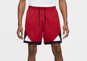 NIKE AIR JORDAN DRI-FIT DIAMOND SHORTS GYM RED