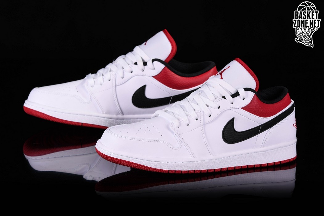 Nike Air Jordan 1 Retro Low White University Red Price 122 50 Basketzone Net