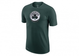 NIKE NBA BOSTON CELTICS EARNED EDITION LOGO DRI-FIT TEE PRO GREEN