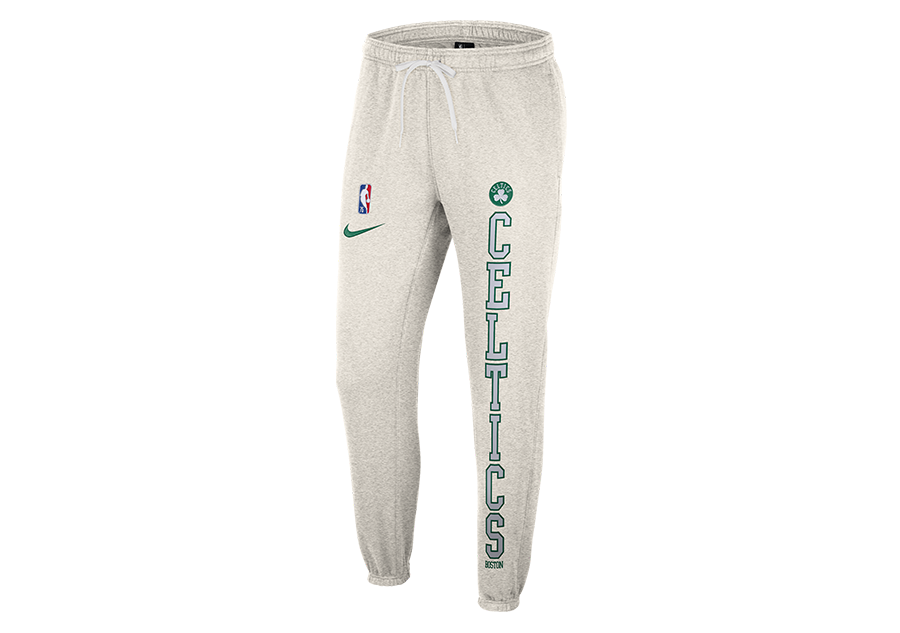 NIKE NBA BOSTON PANTS FLEECE COURTSIDE GX 75 BIRCH HEATHER