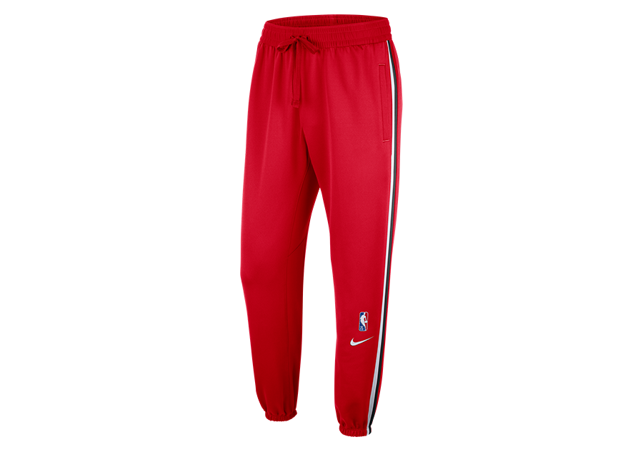 NIKE NBA CHICAGO BULLS DRI-FIT SHOWTIME PANTS UNIVERSITY RED