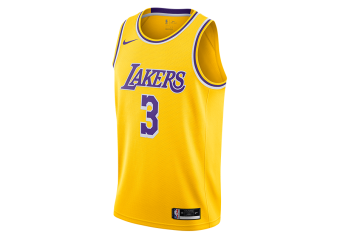 NIKE NBA LOS ANGELES LAKERS ANTHONY DAVIS SWINGMAN JERSEY ICON EDITION 2020 AMARILLO