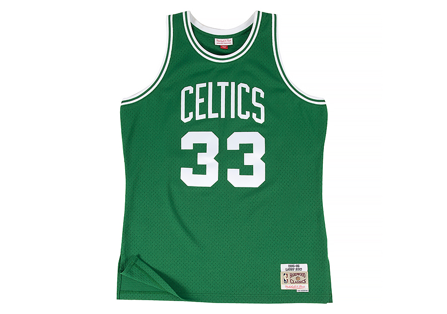 MITCHELL NESS NBA SWINGMAN JERSEY BOSTON CELTICS LARRY BIRD 33 per 102 50 Basketzone