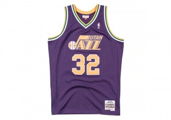 MITCHELL & NESS NBA SWINGMAN JERSEY UTAH JAZZ - KARL MALONE #32