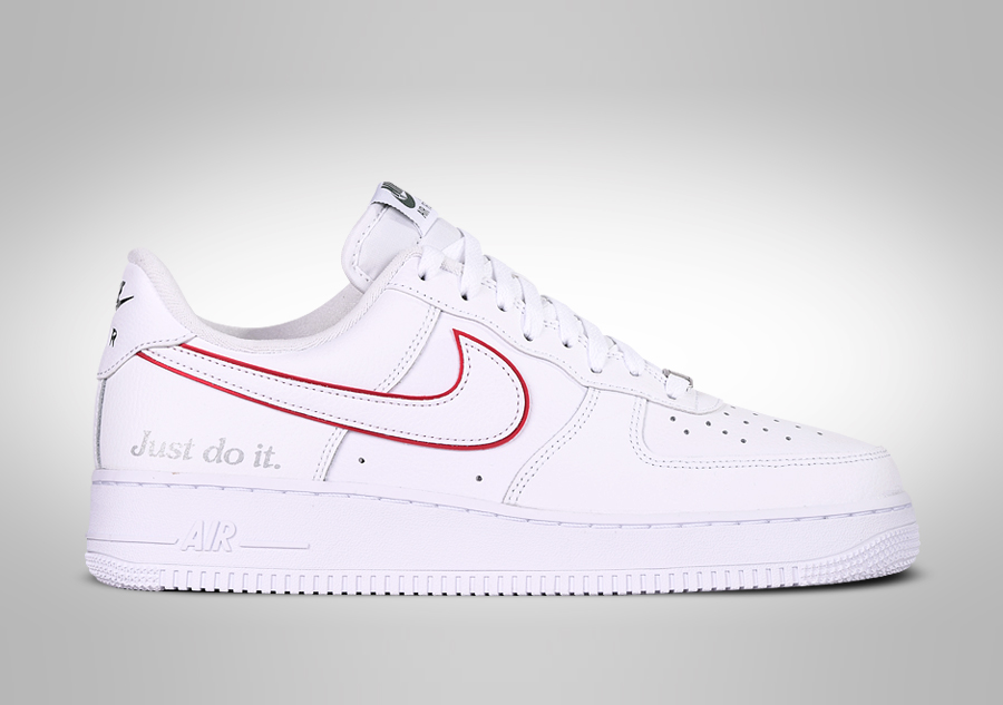 oportunidad Concurso Frotar NIKE AIR FORCE 1 LOW JUST DO IT WHITE FIRE RED per €157,50 | Basketzone.net
