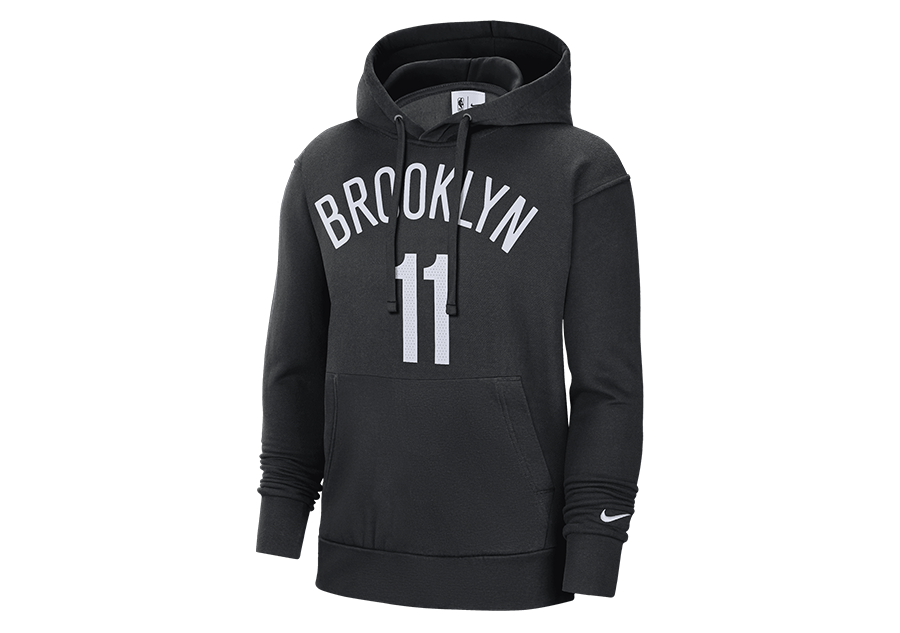 NIKE NBA BROOKLYN NETS KYRIE IRVING FLEECE ESSENTIAL BLACK