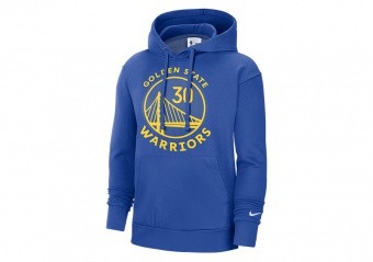 NIKE NBA GOLDEN STATE WARRIORS STEPHEN CURRY FLEECE ESSENTIAL RUSH BLUE