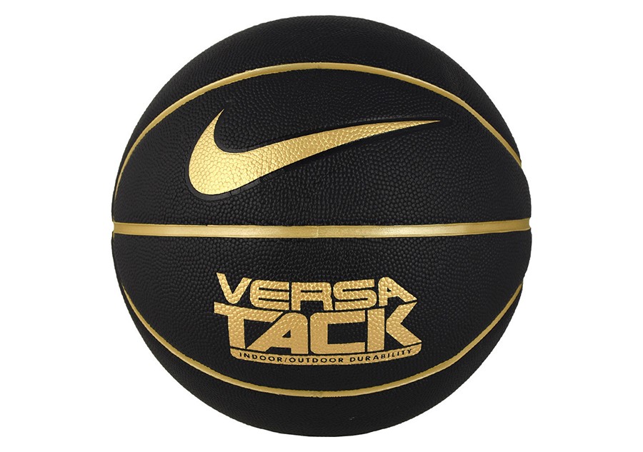 Bola de Basquete Nike Dominate 8P Preta e Cinza - Tamanho 7