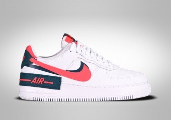 NIKE AIR FORCE 1 LOW SHADOW WHITE SOLAR RED